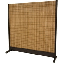 Oriental Furniture 6 1/4 ft. Tall Take Room Divider - Walnut