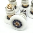 thumbnail image 5 of 4 Pcs 28mm Shower Glass Sliding Door Hanging Wheel Roller Bathroom Cabinet Eccentric Pulleys, 5 of 8