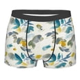 thumbnail image 5 of Uemuo Watercolor Leaves Pattern Men's Boxer Briefs,Trunk Anti-Chafing,Comfortable, Durable, and Stylish Underwear-Medium, 5 of 9