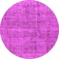 thumbnail image 1 of Ahgly Company Indoor Round Oriental Pink Industrial Area Rugs, 5' Round, 1 of 4