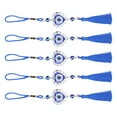 thumbnail image 4 of Colgante de mal de ojo Sincero 5 Piezas Esmalte de colores y borla azul, 4 of 10