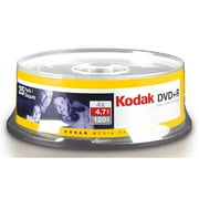 Kodak Media Products LLC 50625 DVD+R 25 Pack Kodak 4.7 GB