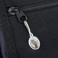 thumbnail image 3 of Goat On Mountain Top Antiqued Oval Charm Clothes Purse Suitcase Backpack Zipper Pull Aid, 3 of 3