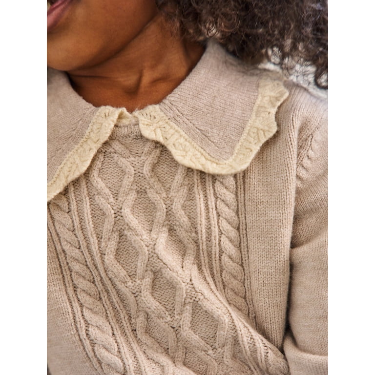 Modern Moments Decorative Collar Sweater, 12M-5T photo 6