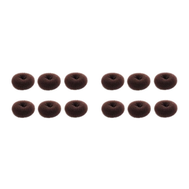 Minnieouse 6x Accesorios para el cabello de textura - Peinado sin esfuerzo Herramientas para peinar el cabello Donut Maker Type1 NO1