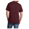 thumbnail image 2 of Yellow Rooster Mens Core Cotton Male T-Shirts Athletic Maroon L, 2 of 6
