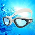 thumbnail image 2 of Swimming Glasses Adjustable Waterproof PC Leak-Proof Glare-resistant Mirrored Swimming Goggles for Beginners, 2 of 7