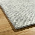 thumbnail image 4 of TOWN & COUNTRY LUXE Rita Ribbed Textured Hand Tufted 100% Wool Area Rug, Grey/Blue/Ivory, 5'x7', 4 of 10