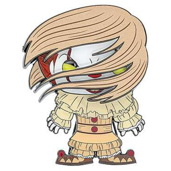 Funko POP! Pin Horror CHASE Pennywise with Wig Large Enamel Pin