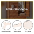 thumbnail image 4 of 30 Pcs Wooden Hanger for Baby Clothes Natural Wood Hanger for Baby Clothes Hanger Rack Room Nursery Decor for Kids, 4 of 5