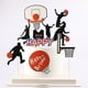 thumbnail image 1 of Decoración de Pastel de Cumpleaños de Baloncesto con Topper de 10 Piezas, 1 of 7
