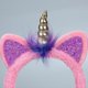 thumbnail image 2 of Orejeras de unicornio de peluche para niñas, orejeras para la cabeza, lindas orejeras de dibujos animados para mujeres y niñas, 2 of 4