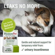 HomeoPet LEAKS NO MORE Urinary Health Support Drops for Pets, 15 mL