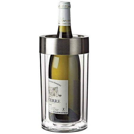 Wine Enthusiast Double-Wall Iceless Wine Bottle Chiller
