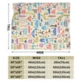 thumbnail image 3 of Kll Fleece Blanket Plush Throw Blanket Famous Places,Soft Fuzzy Cozy Flannel Blanket For Couch Sofa Bed.(40"X30"), 3 of 9