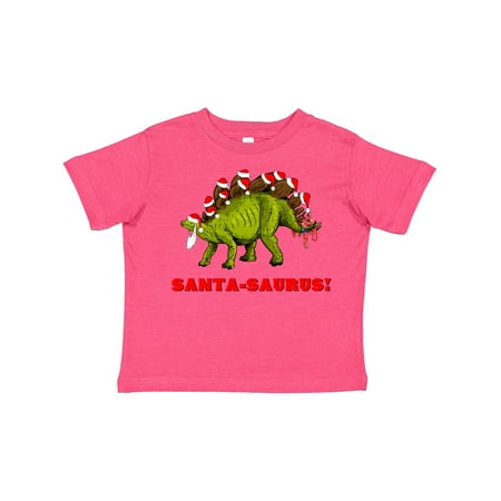 

Inktastic Santa-Saurus! Christmas Dinosaur Gift Toddler Boy or Toddler Girl T-Shirt