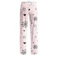 thumbnail image 5 of Garbnen Halloween Pajama Pants Womens Funny Ghost Pumpkin Cat Graphic Womens Lounge Pants Spooky Fall Comfy Women Sleep Pants, 5 of 9