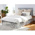 thumbnail image 3 of WARM HOME DESIGNS Queen Size Bed Skirt for Queen Bed. Our White Bed Skirt Goes Great with Farmhouse or Victorian Bedding. Queen Dust Ruffle Lace Bed Skirt for Any Bedroom Décor.DO White Queen, 3 of 4