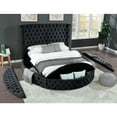 thumbnail image 2 of Galaxy Home Furnishings Hazel King 5-N Tufted Upholstery Bedroom Set Made With Wood In Black Color, 2 of 3