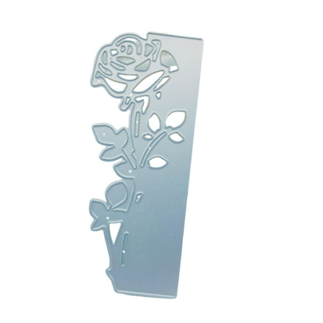 Maytalsory Cutting Dies For Rose-themed DIY Craft Projects Silver Functional DIY Crafts Silver 1Set