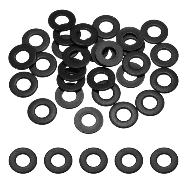 Uxcell 60 Pcs M6 1/4"ID x 9/16"OD Rondelles Plates, Rondelles en Métal Inoxydable