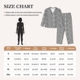 thumbnail image 5 of Uemuo Weave Geometric Pattern Womens Pajama Sets,PJ Set for Women,Pajamas for Women Logo,Long Sleeve Pajama Set for Women,Soft Long Sleeve Top With Pants-XX-Large, 5 of 9