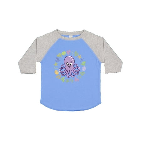 

Inktastic Octopus Cute Girls Outfit Gift Toddler Toddler Girl T-Shirt