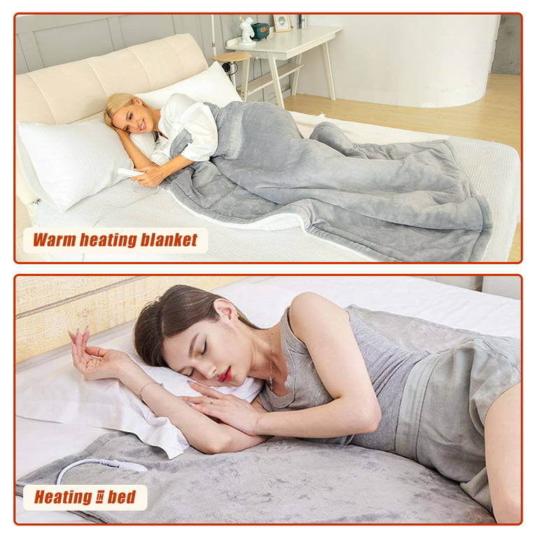 Heated Blanket Electric Blanket Throw - Heating Blanket with 6