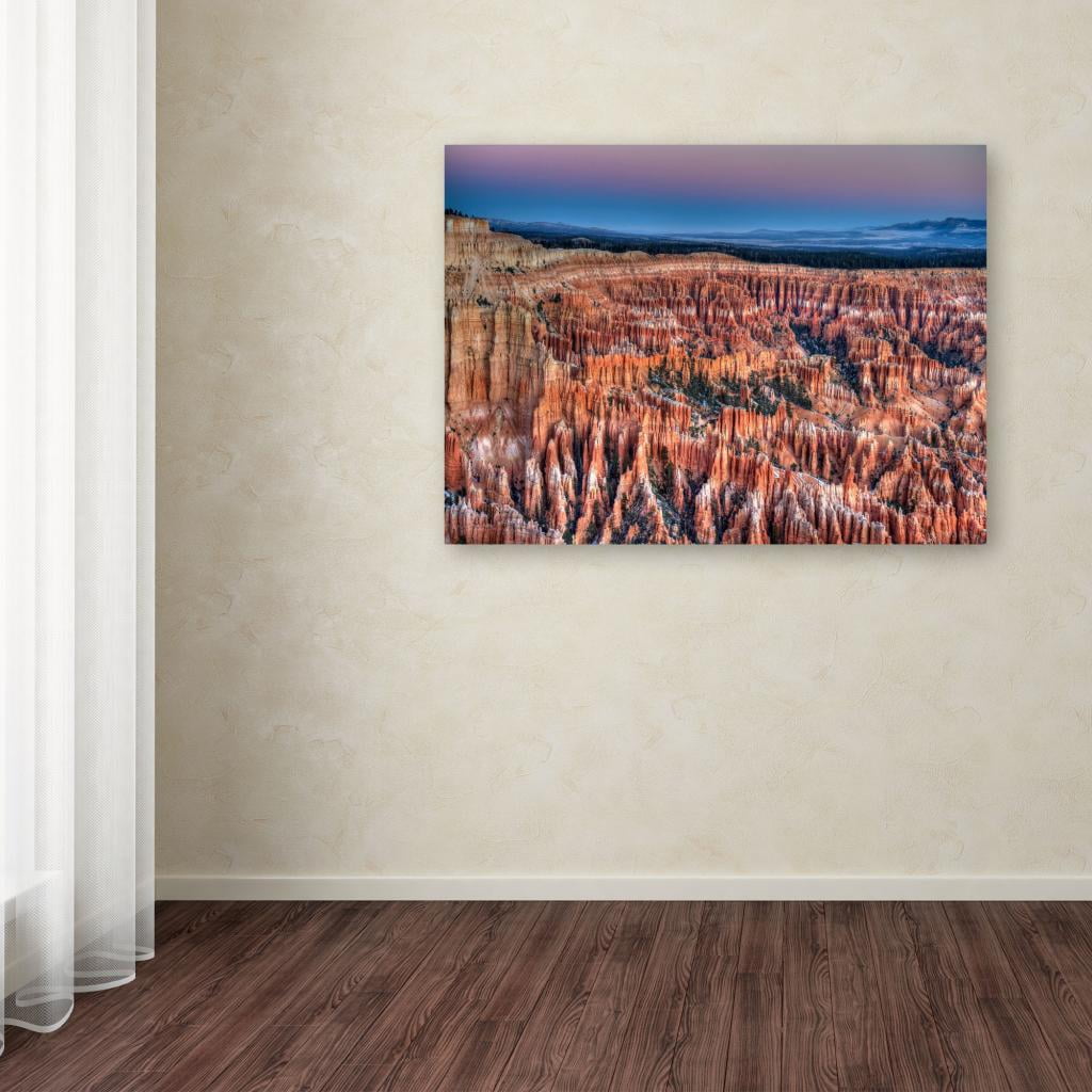 Trademark Fine Art "Bryce Dawn" Canvas Art by Pierre Leclerc