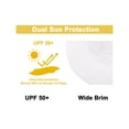 thumbnail image 2 of Simplicity Cute Toddler Sun Protection Bucket Sunhat with String White,/ 12-24 Months, 2 of 4