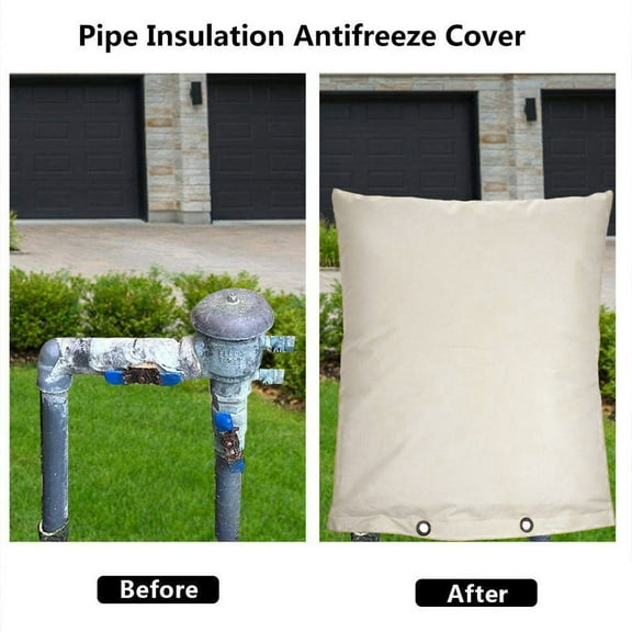 JeashCHAT Large Water Pipe Protection Faucet Cover Faucet Protection