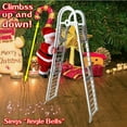 thumbnail image 1 of Santa Claus Climbing Double Ladder Hanging Decoration Christmas Tree Ornaments Funny New Year Party Decor, 1 of 7