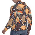 thumbnail image 6 of Naloa Turtles and Sea Plants Men's Casual Hooded Collar Drawstring Hoodies Pullover Sweatshirts Casual Long Sleeve Shirts-XX-Large, 6 of 7