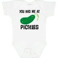 thumbnail image 3 of Inktastic You Had Me at Pickles Boys or Girls Baby Bodysuit, 3 of 5