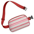 thumbnail image 3 of Red and Green Christmas Pattern Cute Fanny Packs for Women,Travel Waterproof Crossbody Fanny Bags Waist Purse for Women Anti Theft Adjustable Strap for Running Travel Cycling, 3 of 6