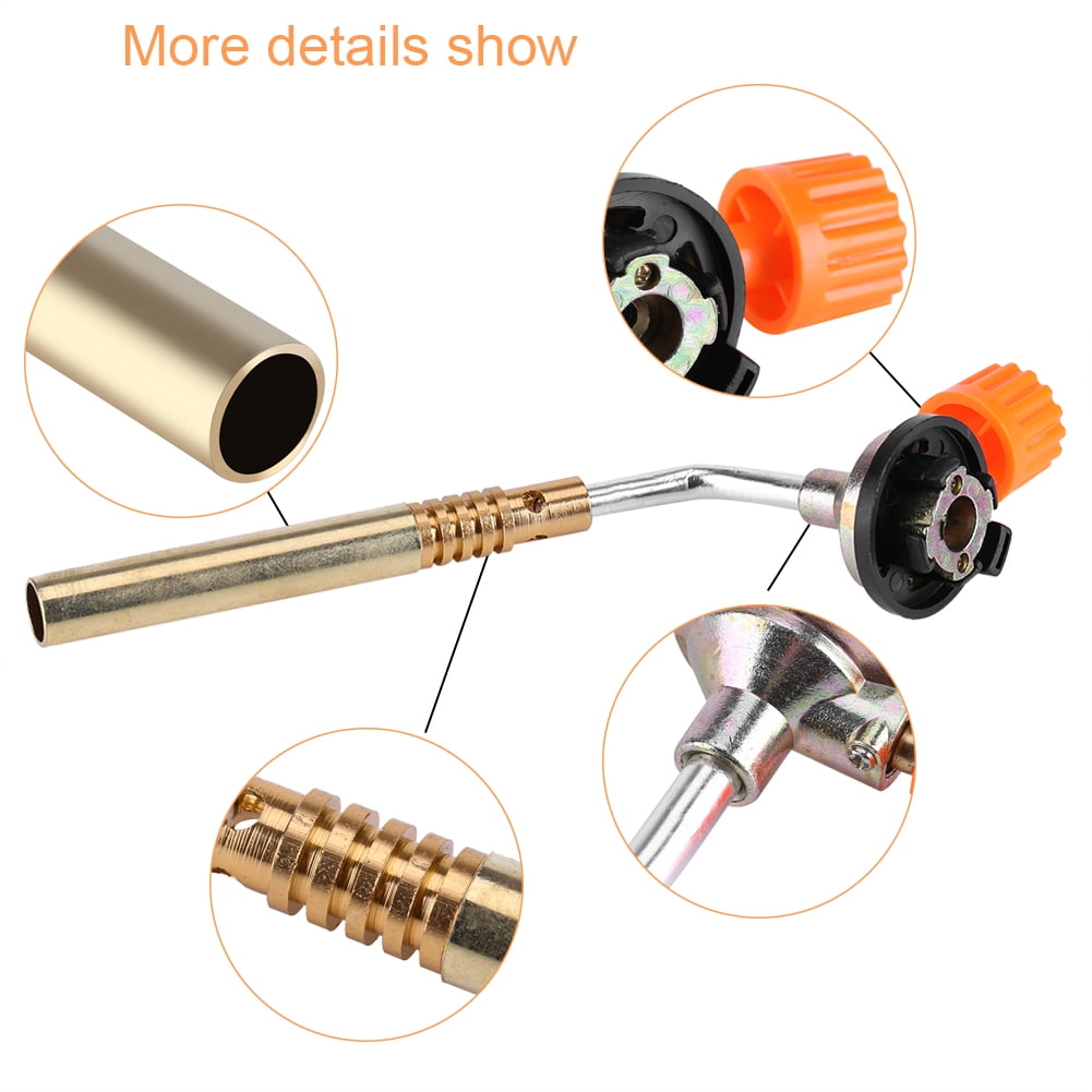 Dilwe Flamethrower Burner Butane Gas Blow Torch Hand Ignition Camping