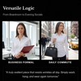 thumbnail image 4 of Women Regular‑Fit Long‑Sleeve Button‑Up Office Blouse, Versatile Neutral‑Tone Work and Daily Tops, 4 of 18