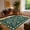 Green, variant on Washable Area Rug 8x10ft, Low-Pile Non-Slip Boho Floral Rug - Stain-Resistant Indoor Carpet for Living Room, Bedroom, Farmhouse, Playroom