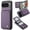 Purple, variant on Mantto for Google Pixel 10 /10 Pro Case with Card Holder, Premium PU Leather Back Flip Wallet Case for Women Men with RFID Blocking Card Slots Magnetic Clasp Shockproof Kickstand Phone Cover,Red