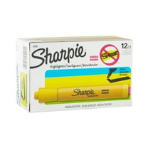 Sharpie SmearGuard Tank Style Highlighters, 1 Dozen (Quantity)