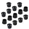 thumbnail image 1 of Unique Bargains Rubber Leg Cap Tip Cup Feet Cover 18mm 5/7' Inner Dia 14pcs for Furniture Table, 1 of 7