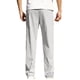 thumbnail image 4 of Pantalones largos para hombre, de color liso, con cordón, cintura elástica, pierna recta, pantalones para hombre, 4 of 9