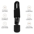 thumbnail image 3 of STARUMENT Aspiradora de mano portátil inalámbrico para polvo, pelo de mascotas, suciedad, interior del coche, ligero, fácil de usar, diseño compacto, batería recargable con cable USB-C, color negro, 3 of 5