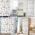 thumbnail image 5 of Shower Curtain Bathroom Set Farm Cow Pig Chicken Goat Waterproof Fabric Shower Curtains with Grommets&Hooks, Farmhouse Barn Animal Privacy Bath Curtain for Bathtub 72x72in, 5 of 9