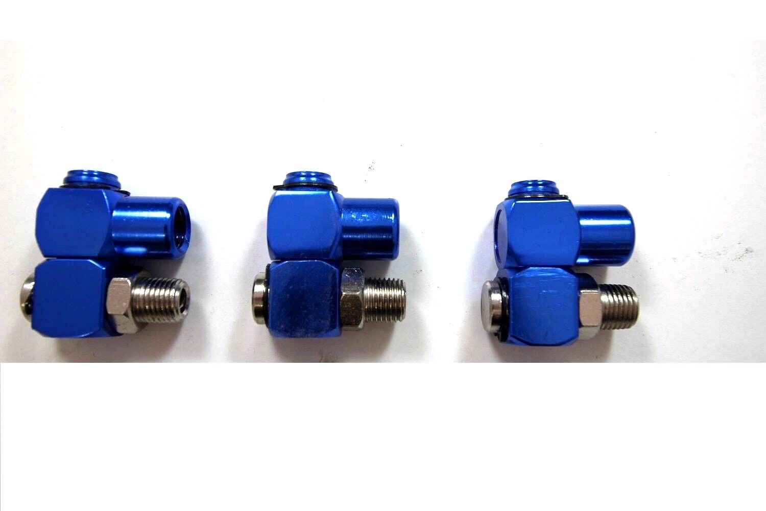 Swivel Air Hose Connector 3-Pack Industrial – 360-Degree Rotation, 1/4 ...