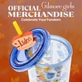 thumbnail image 4 of Silver Buffalo Gilmore Girls Destinations - Taza fría de plástico de 24 onzas con tapa y pajita para decoración, 4 of 7