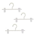 thumbnail image 1 of 3x ABS Perla Niños Niños Clip Percha Ropa para proteger Pantalón, 1 of 9