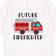 thumbnail image 3 of Inktastic Future Firefighter Red Fire Truck Engine Toddler Sweatshirt, 3 of 4