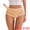 Beige, variant on DARING DIVA Women's High Waisted Tummy Control Lace Mesh Underwear Briefs 3XL White