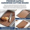 thumbnail image 4 of Fregadero de Cocina Undermount Negro de 32", Acero Inoxidable 16 Gauge, Cuenca Profunda con Accesorios Deslizantes para RV y Cocina, 4 of 8